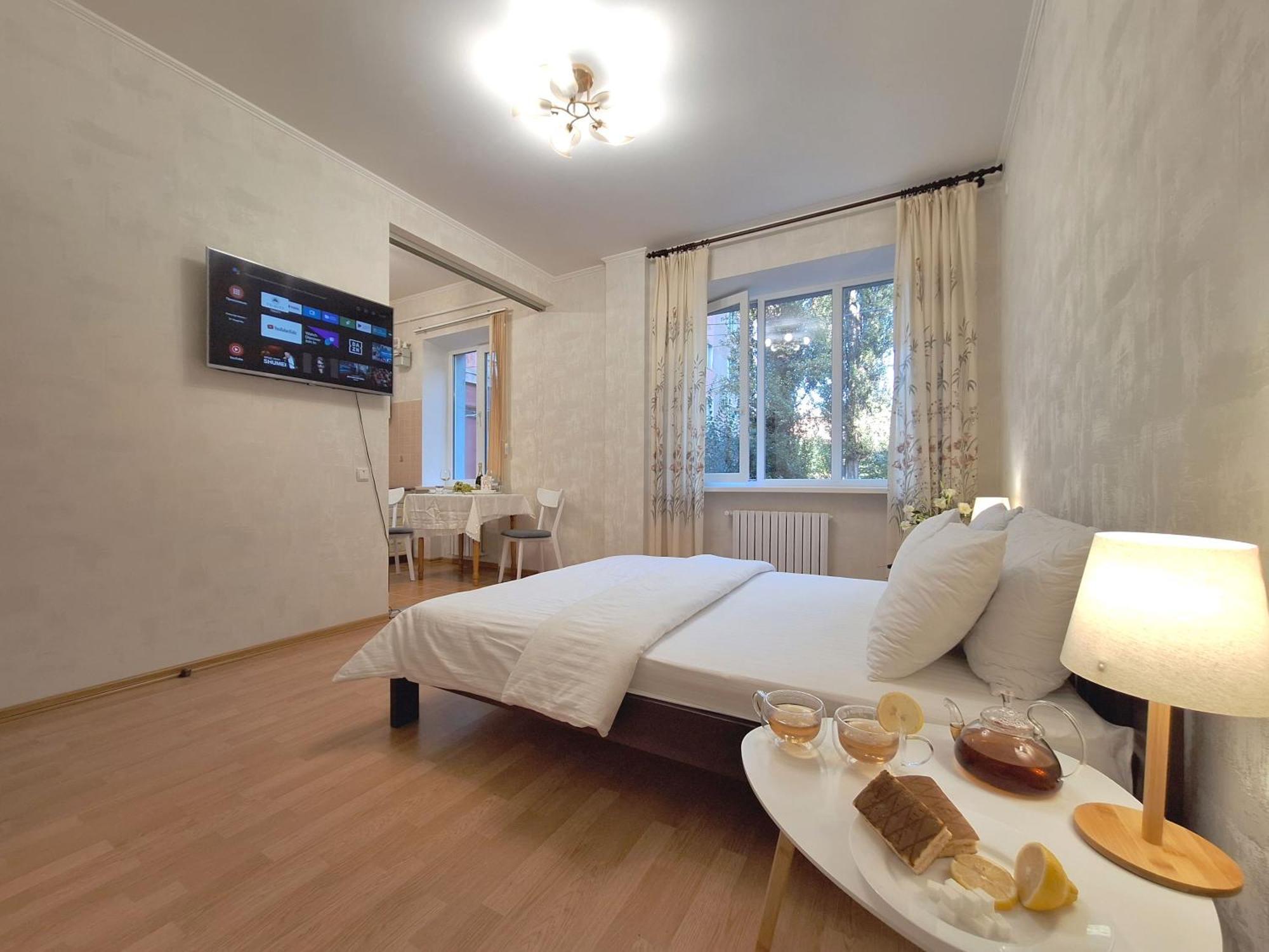 Однокімна Квартира Біля Каштанової Алеї У Центрі Полтави Мережа Alexapartments Документи Для Відряджень Безконтатне Заселення 24-7 Poltawa Exterior foto